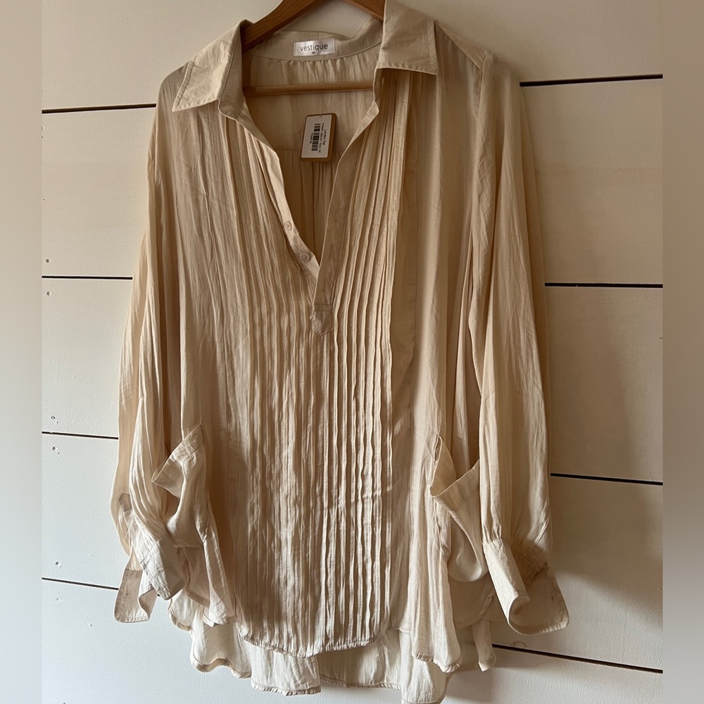 Silk Vestique top